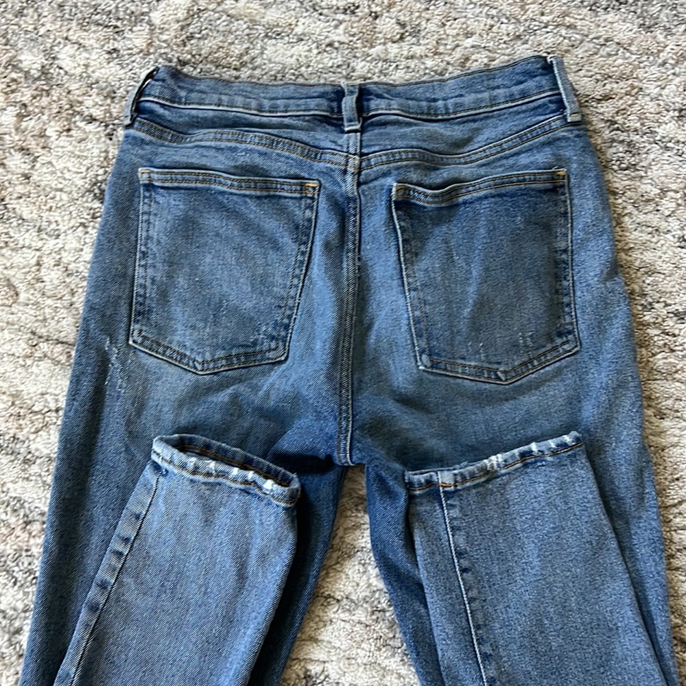 Gap True Skinny Distressed Jeans